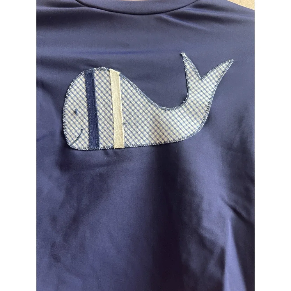 Funtasia Too Unisex Toddler Whale Long‎ Sleeve Rashguard Navy Size 24 Months